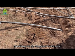 اسکلت گالوانیزه گرم در گلخانه