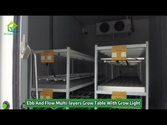 میز رولینگ چند لایه Ebb و Flood Grow Racks with Light