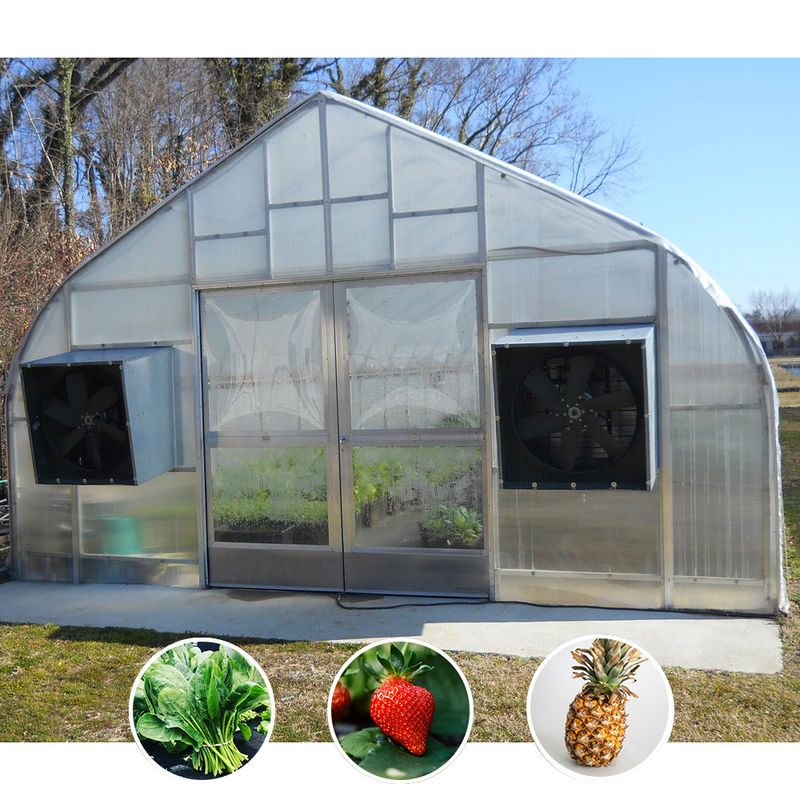 سیستم سایه‌اندازی تمام فصول گلخانه ونلو حرفه‌ای با سیستم محرومیت نوری کاملاً خودکار و ناودان‌های یکپارچه