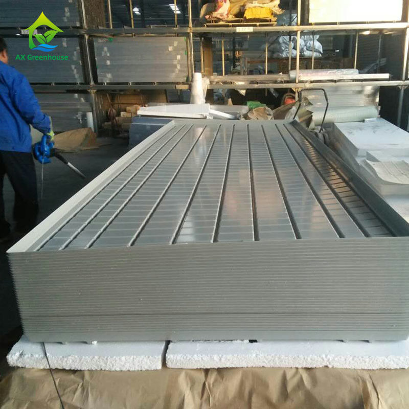 نیمکت های چرخشی گلخانه ای پایدار و سازگار با محیط زیست با ورق پلاستیکی ABS و قاب آلیاژ آلومینیوم در اندازه های قابل تنظیم